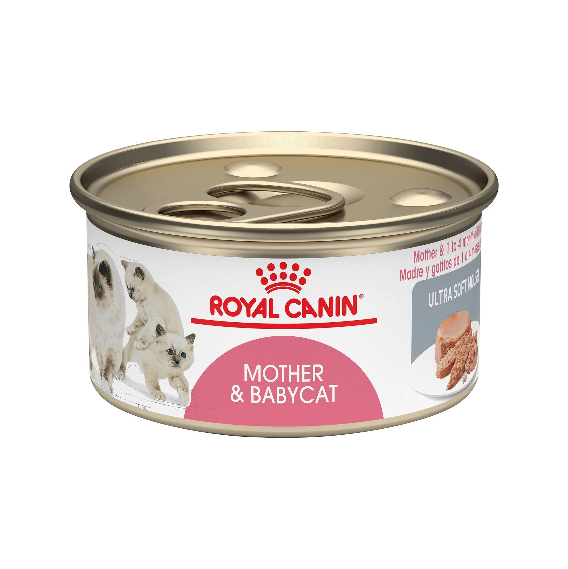 Royal Canin Mother & Babycat Ultra-Soft Mousse in Sauce, Canned Cat Food, 3 oz