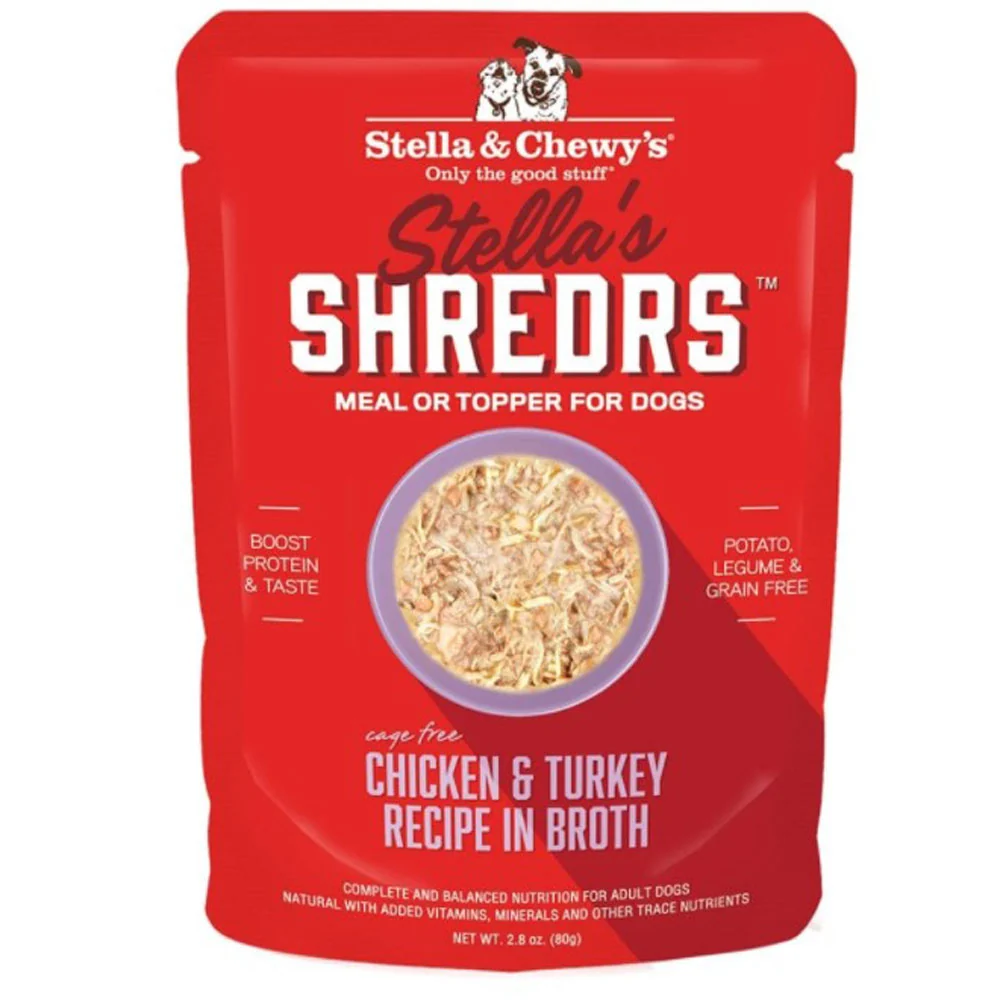Stella & Chewy's, Shredders Chicken and Turkey, 2.8 oz.