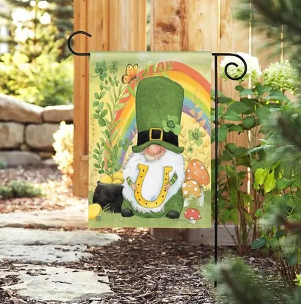 Studio M, Lucky Gnome Garden Flag - Image 2