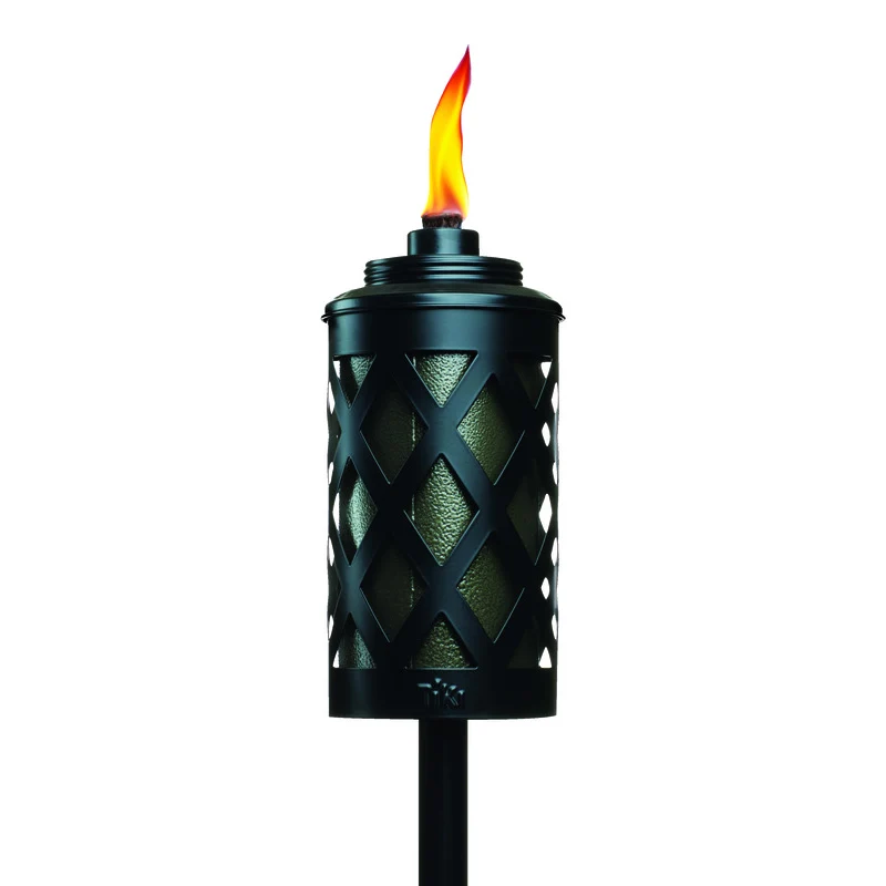 Tiki Urban Metal Steel Citronella Garden Torch, 65"