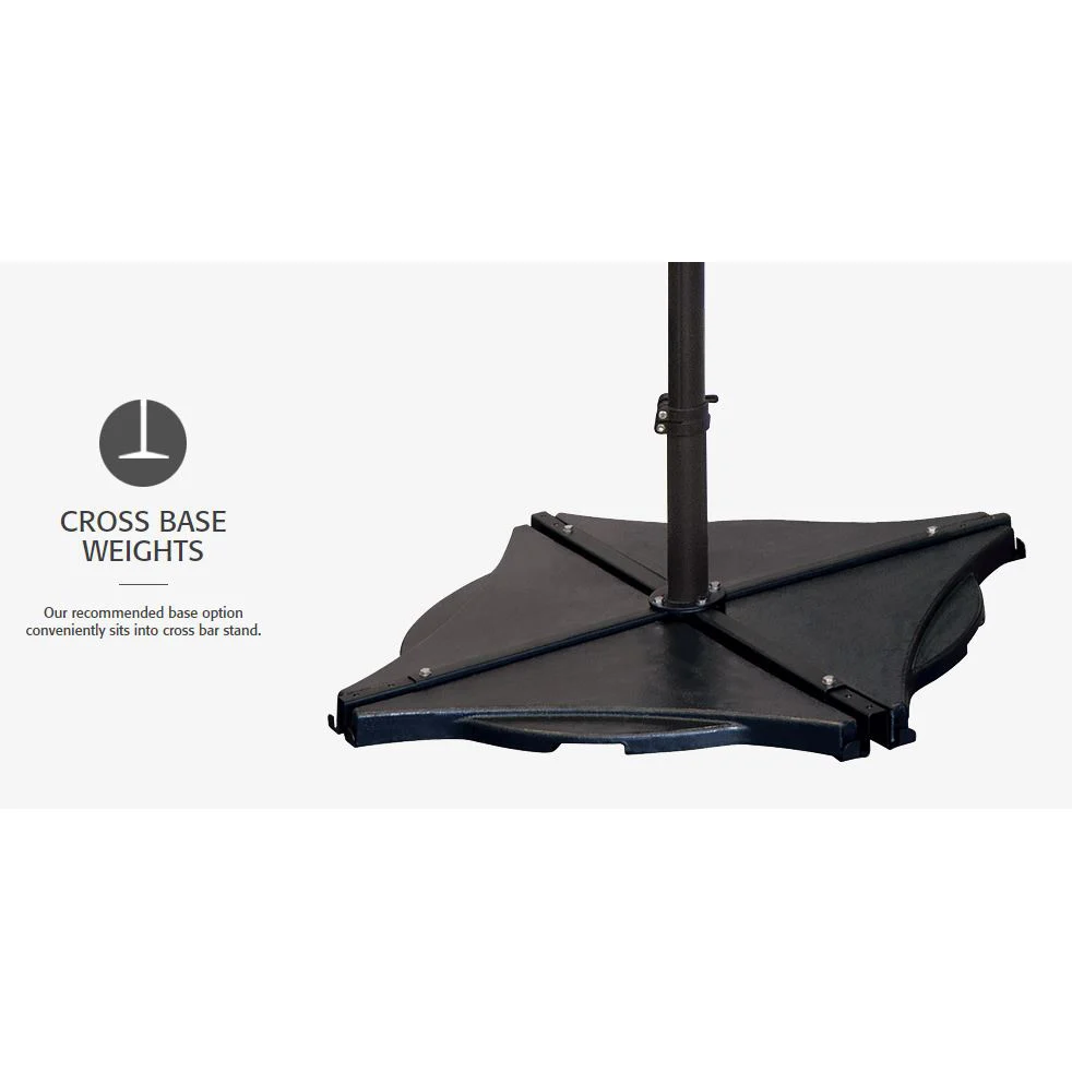 Treasure Garden Cantilever 10' Umbrella, Bronze Finish, Blue Sky Fabric - Image 5