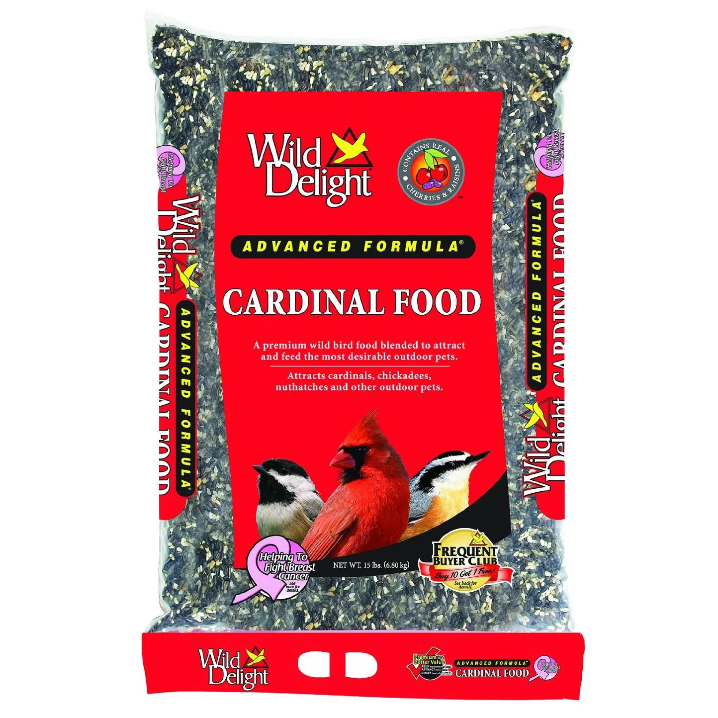 Wild Delight Cardinal Food, 15 LB