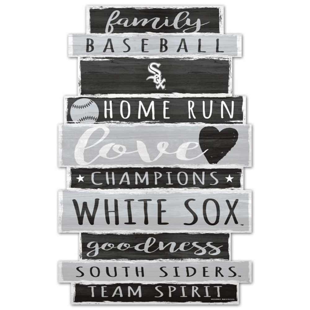 WinCraft, White Sox Team Spirit Wooden Sign