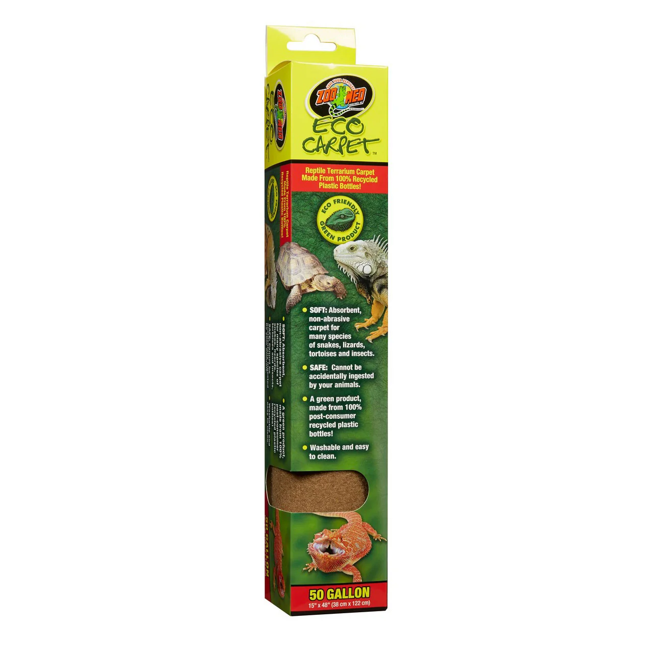 Zoo Med Eco Carpet, Tan, 50 GAL.